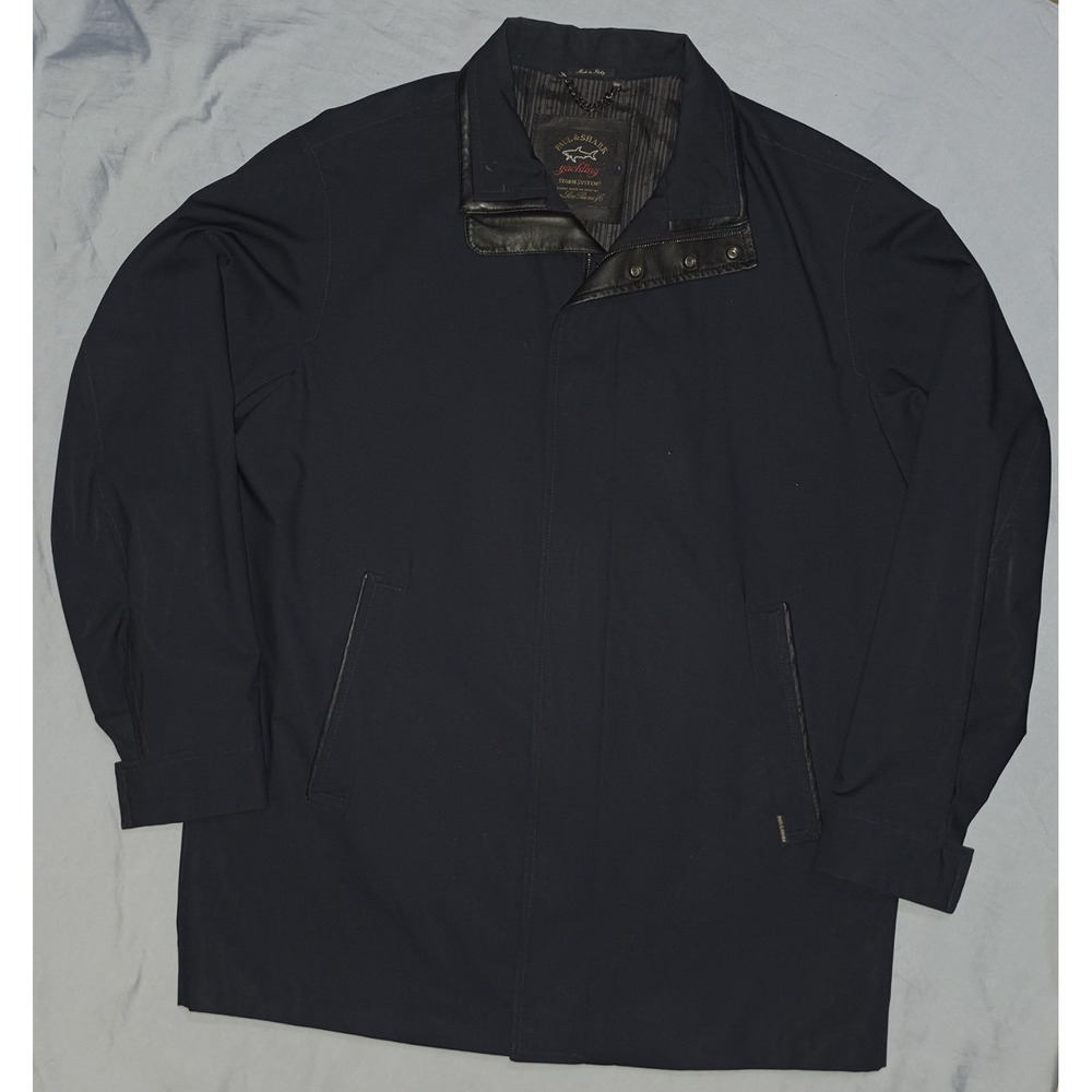 Paul & Shark Italy Loro Piana Storm System Field Jacket Mens L Insulated Wool